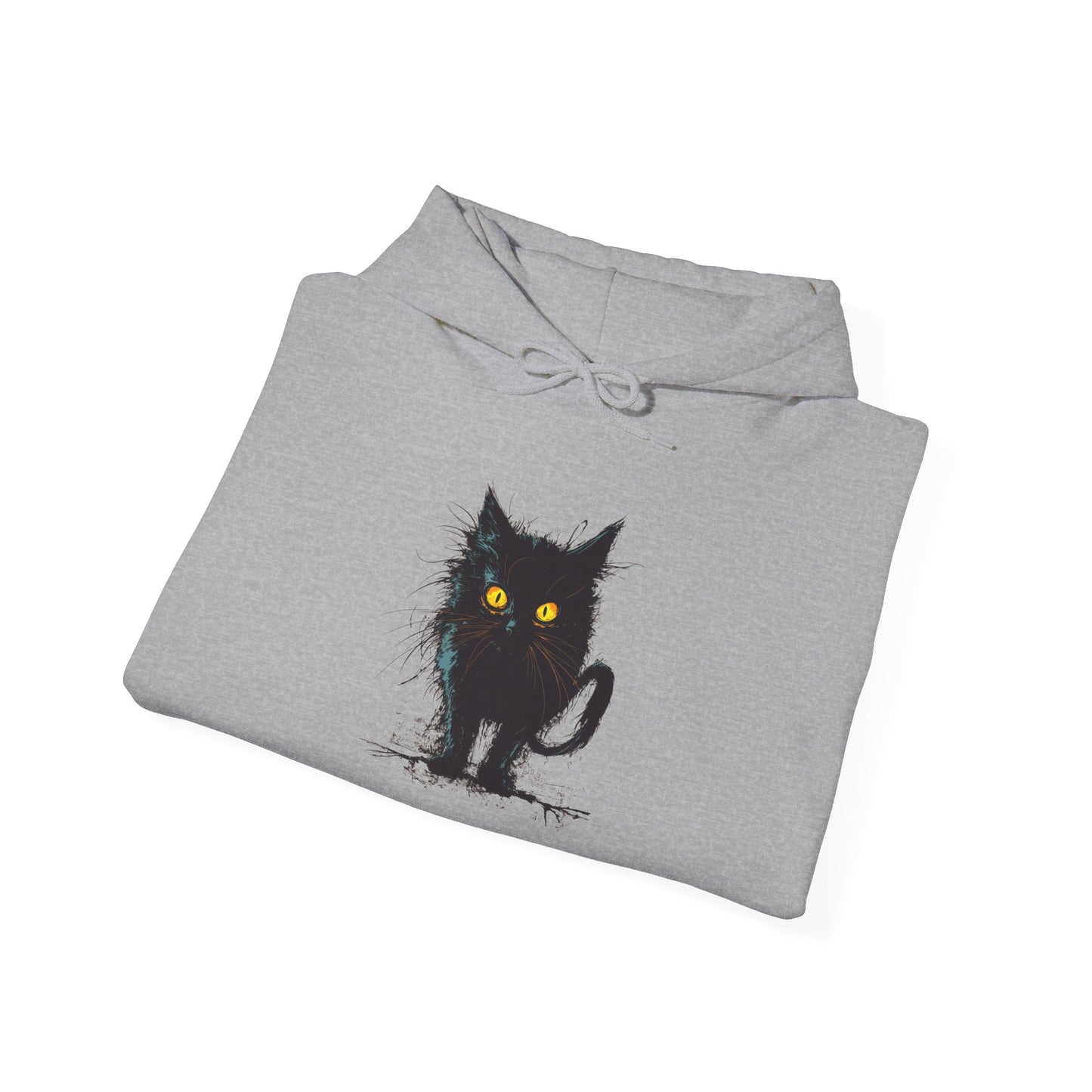 Black Kitten Heavy Blend™ Hooded Sweatshirt