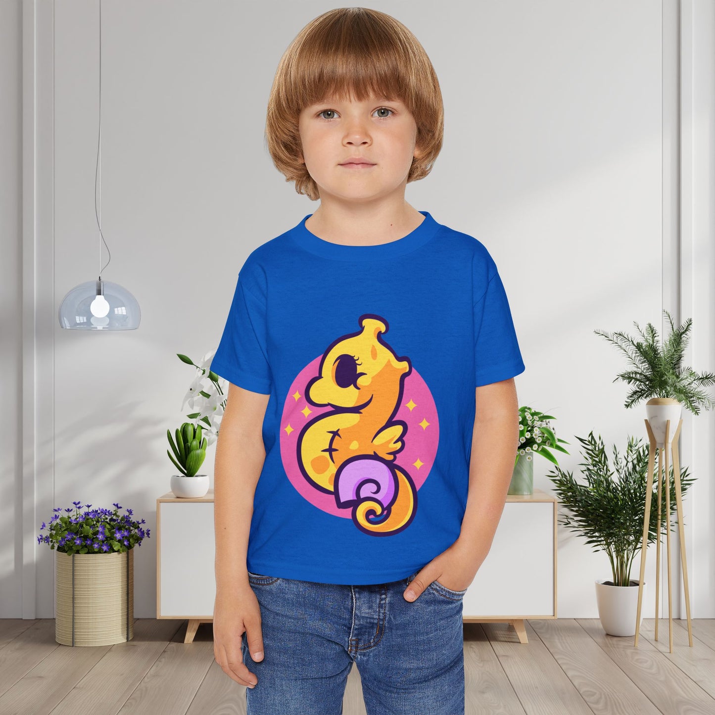Cute Seahorse Heavy Cotton™ Toddler T-shirt