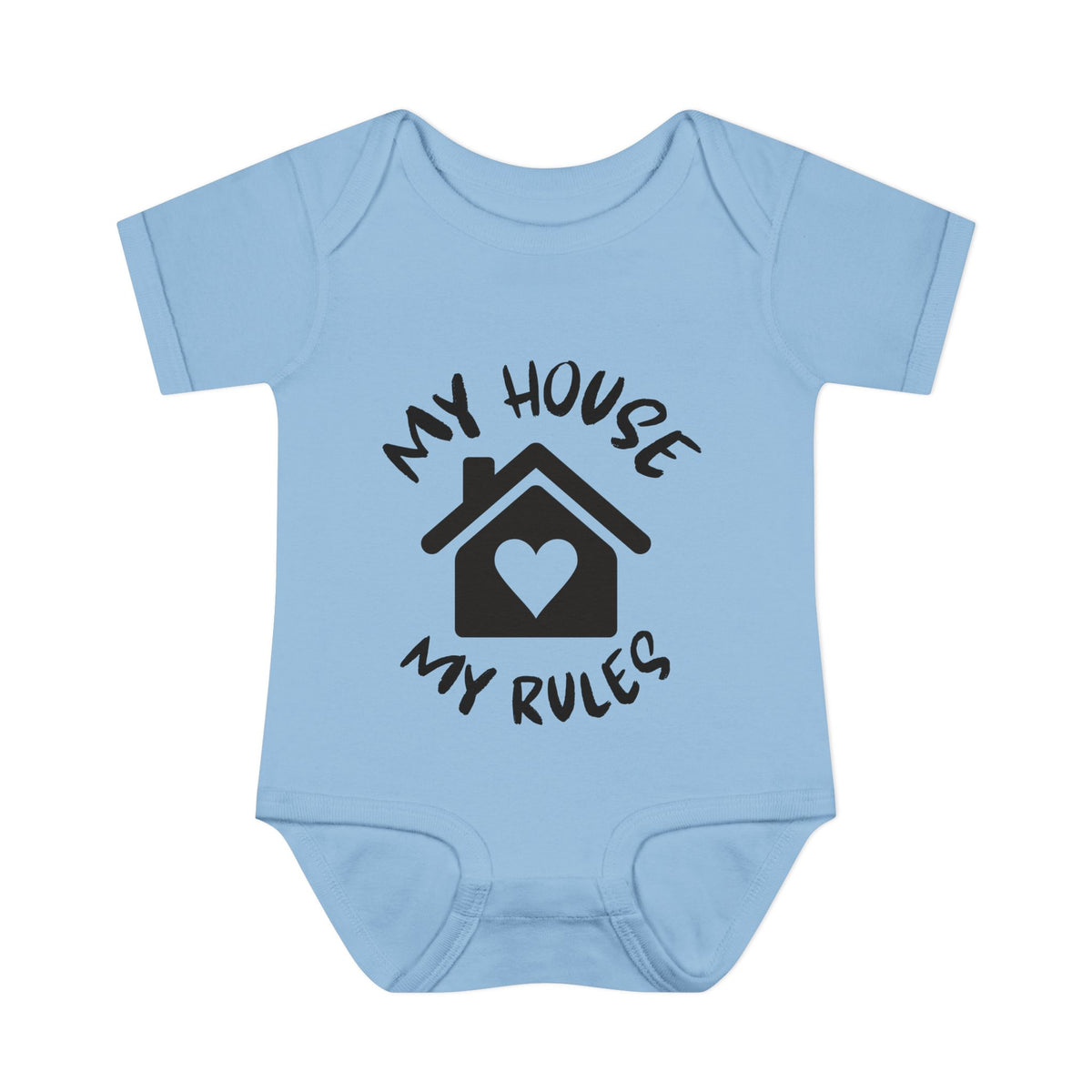 My House My Rules Infant Baby Rib Bodysuit