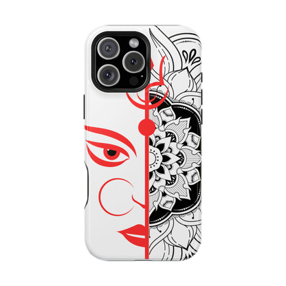 Goddess Durga Mata w/Manala MagSafe® Compatible Tough Case for iPhone