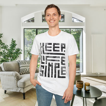 Keep Life Simple Adult T-shirt