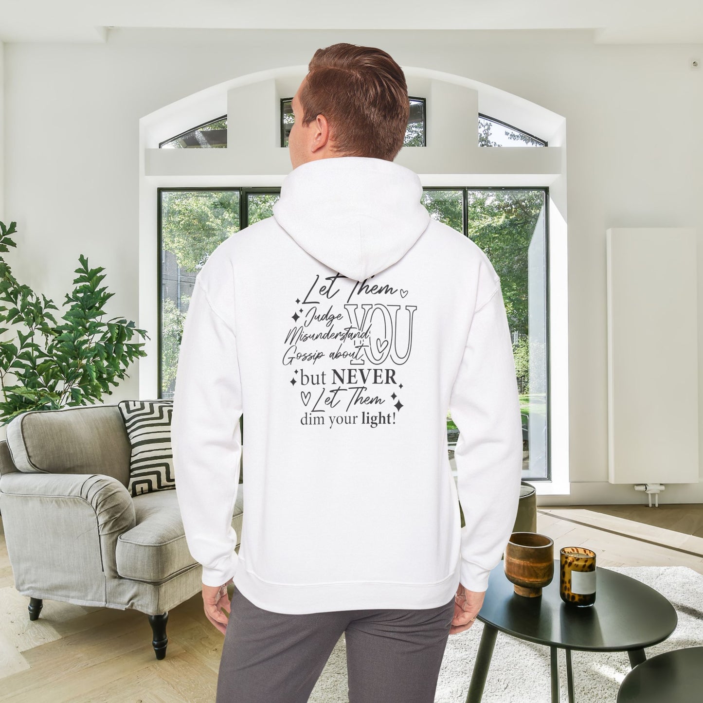Never Let Them Dim Your Light Heavy Blend™ Hooded Sweatshirt