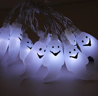 Halloween LED String Lights – 10 Waterproof Lights in Fun Spooky Shapes