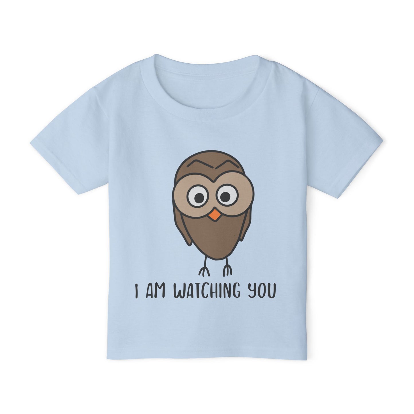 I Am Watching You (Owl) Heavy Cotton™ Toddler T-shirt