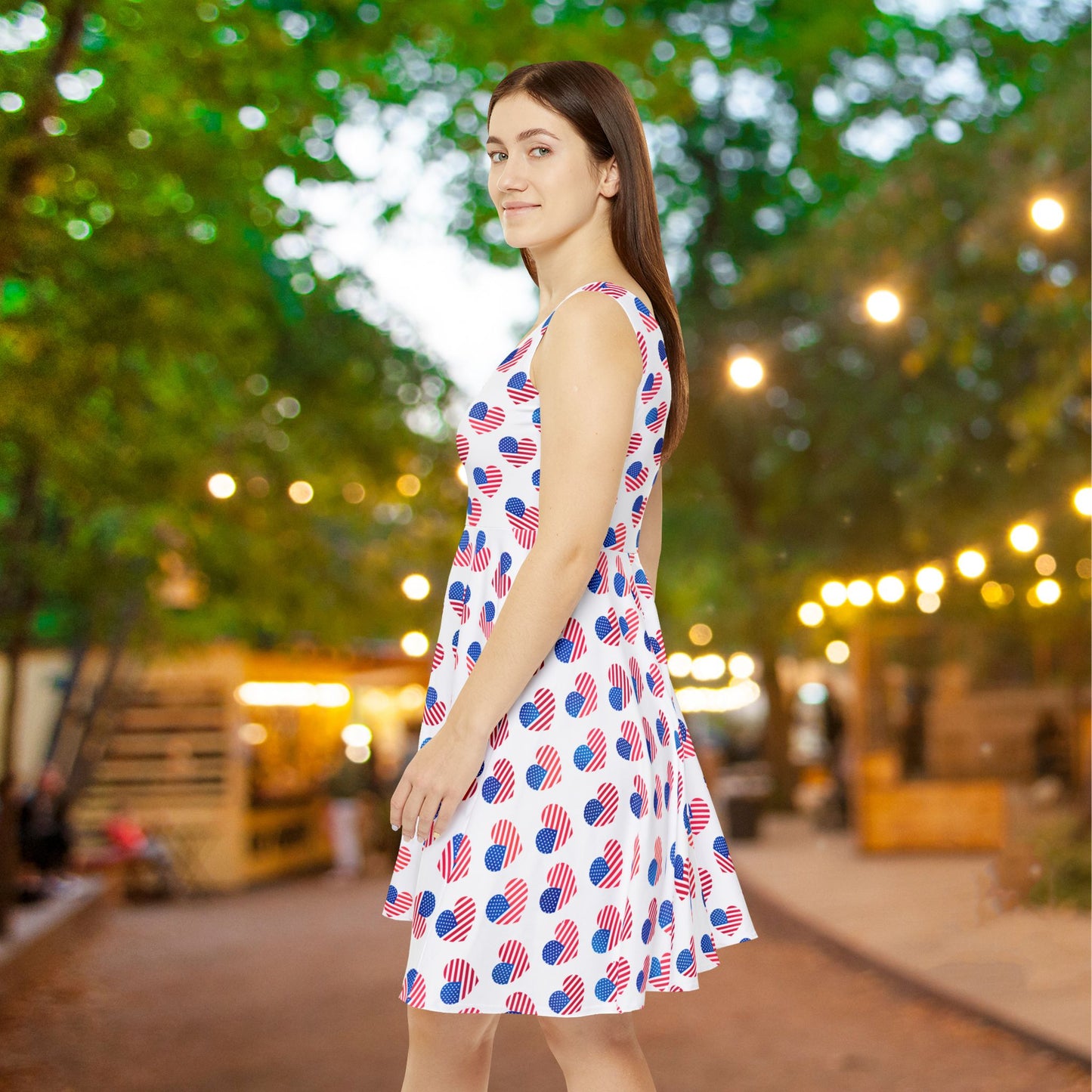 Hearts of Freedom Women's Skater Dress