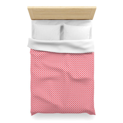 Scarlet Star Garden Microfiber Duvet Cover