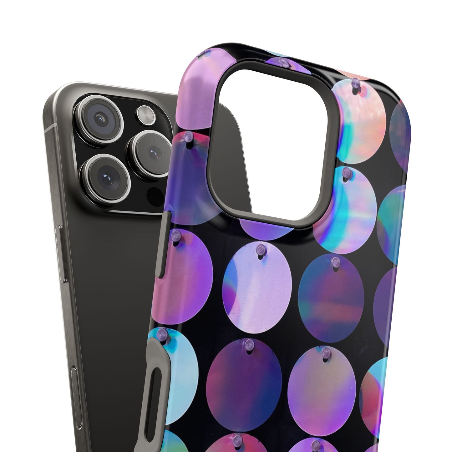 Opal Glow Sequins MagSafe® Compatible Tough Case for iPhone