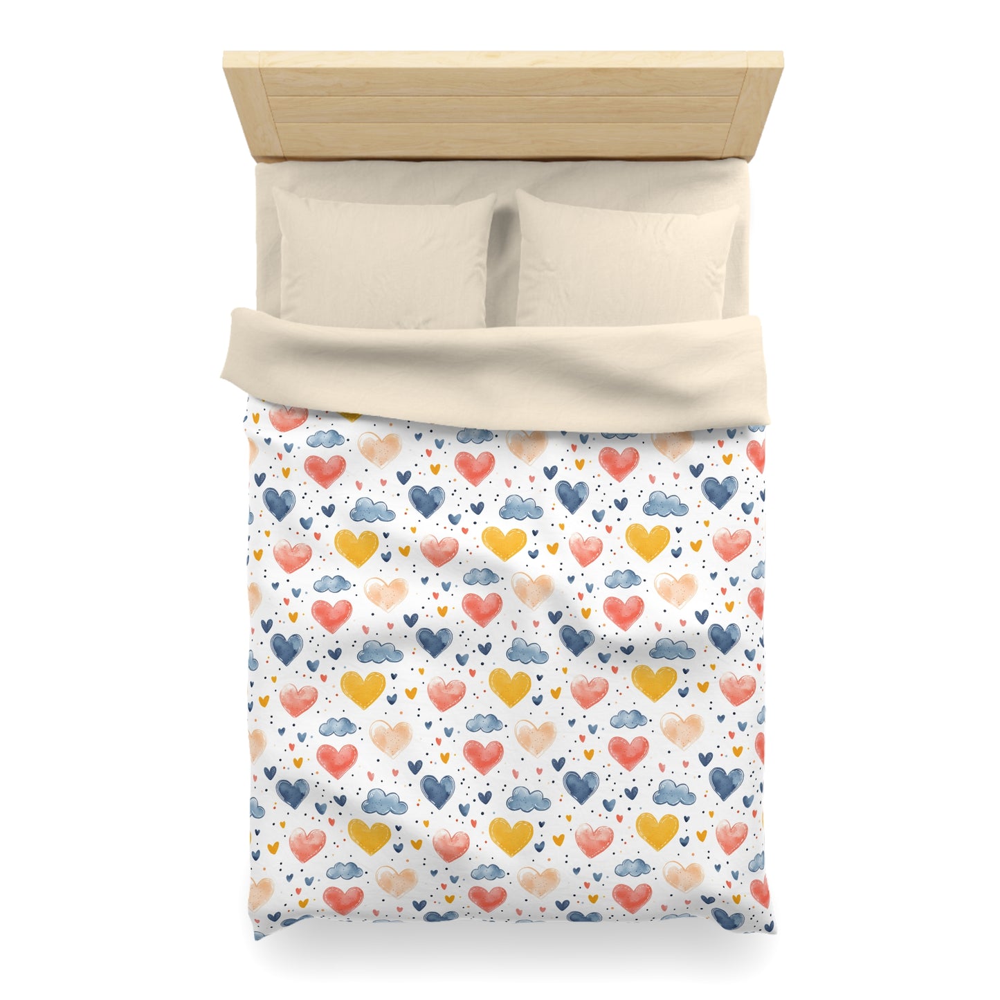 Love in the Air Microfiber Duvet Cover