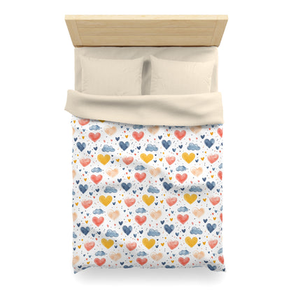 Love in the Air Microfiber Duvet Cover
