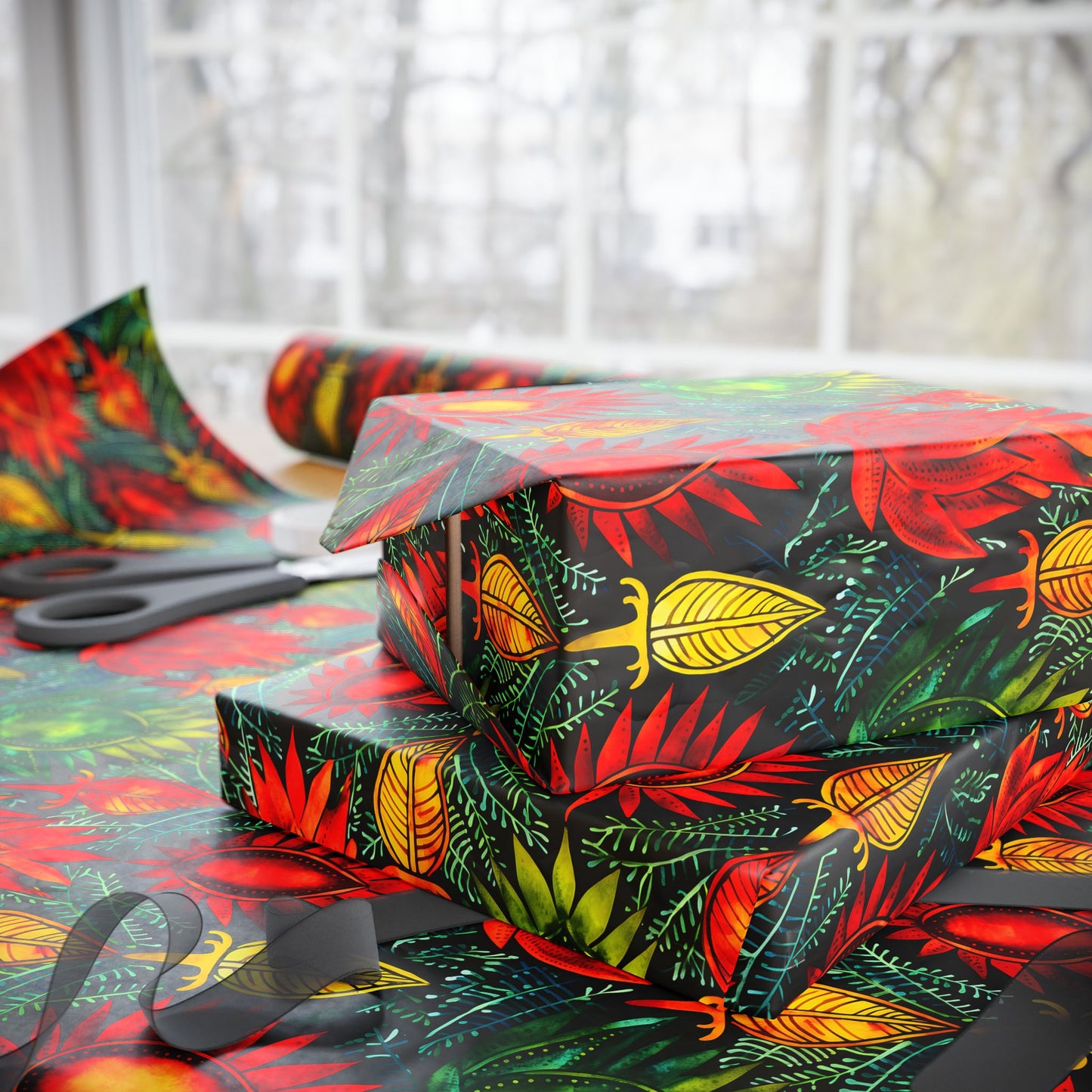 Joyful Burst Kwanzaa Wrapping Paper