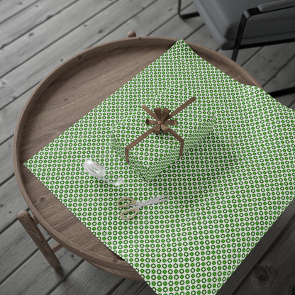 Emerald Star Garden Wrapping Paper