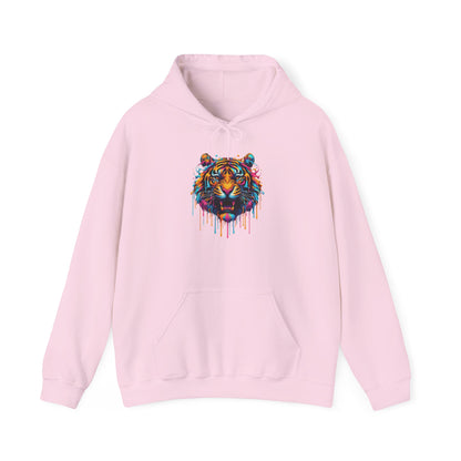 Colorful Tiger Heavy Blend™ Hooded Sweatshirt