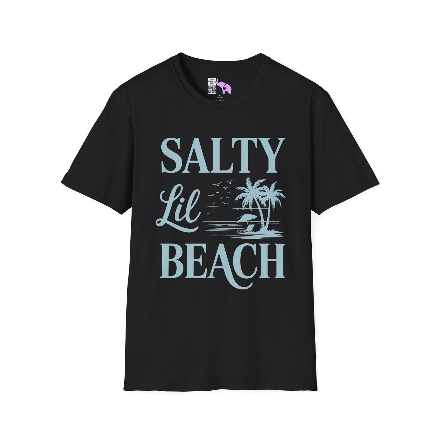 Salty LIl' Beach Adult T-shirt