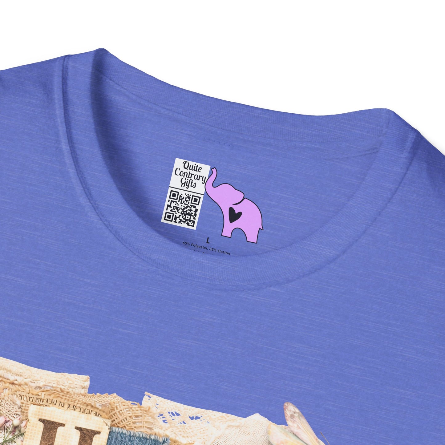 He Is Risen (Lace Collage) Adult T-shirt