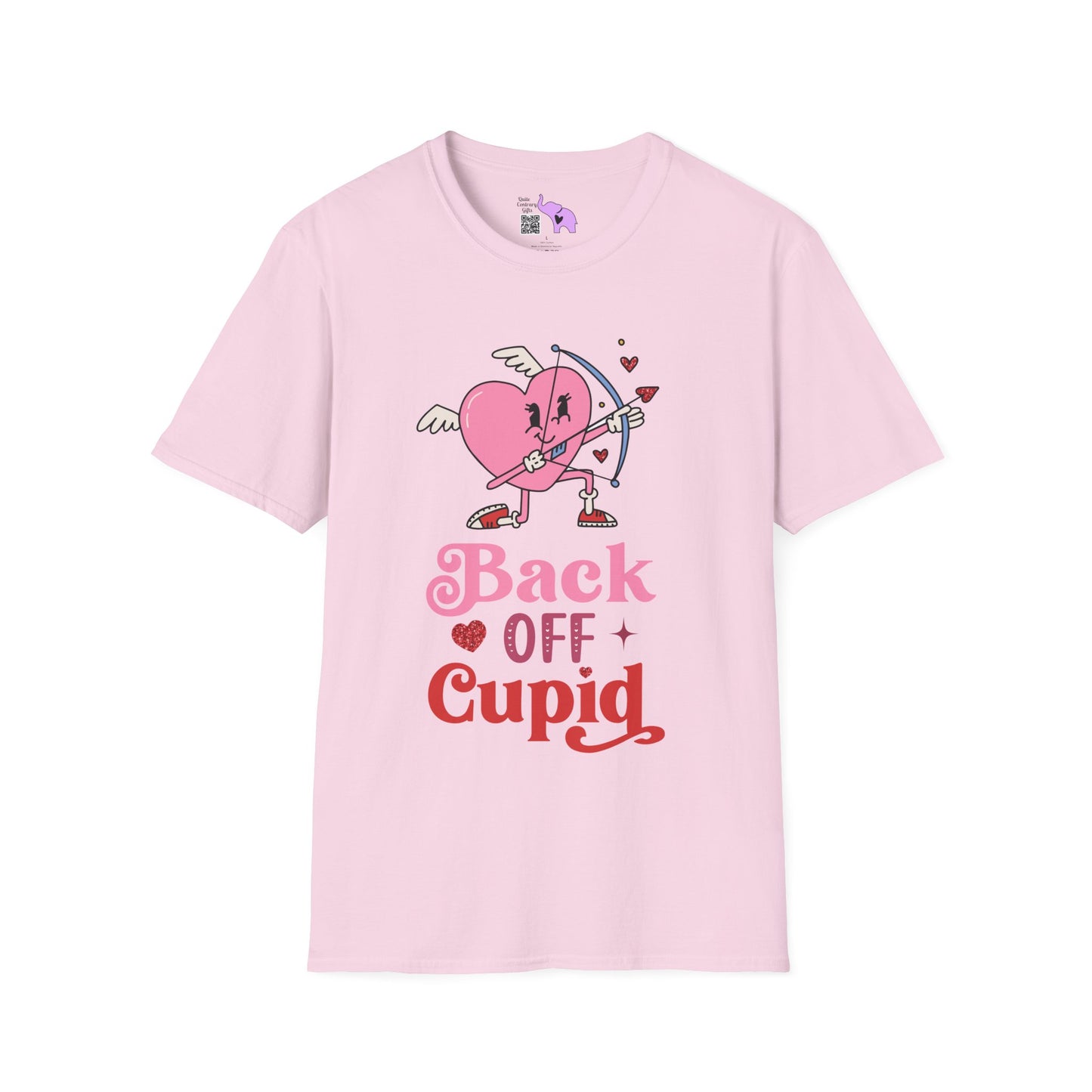 Back Off Cupid Adult Unisex Tshirt