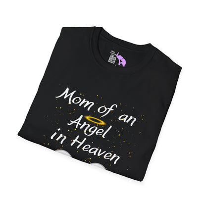 Mom of an Angel in Heaven Adult T-shirt