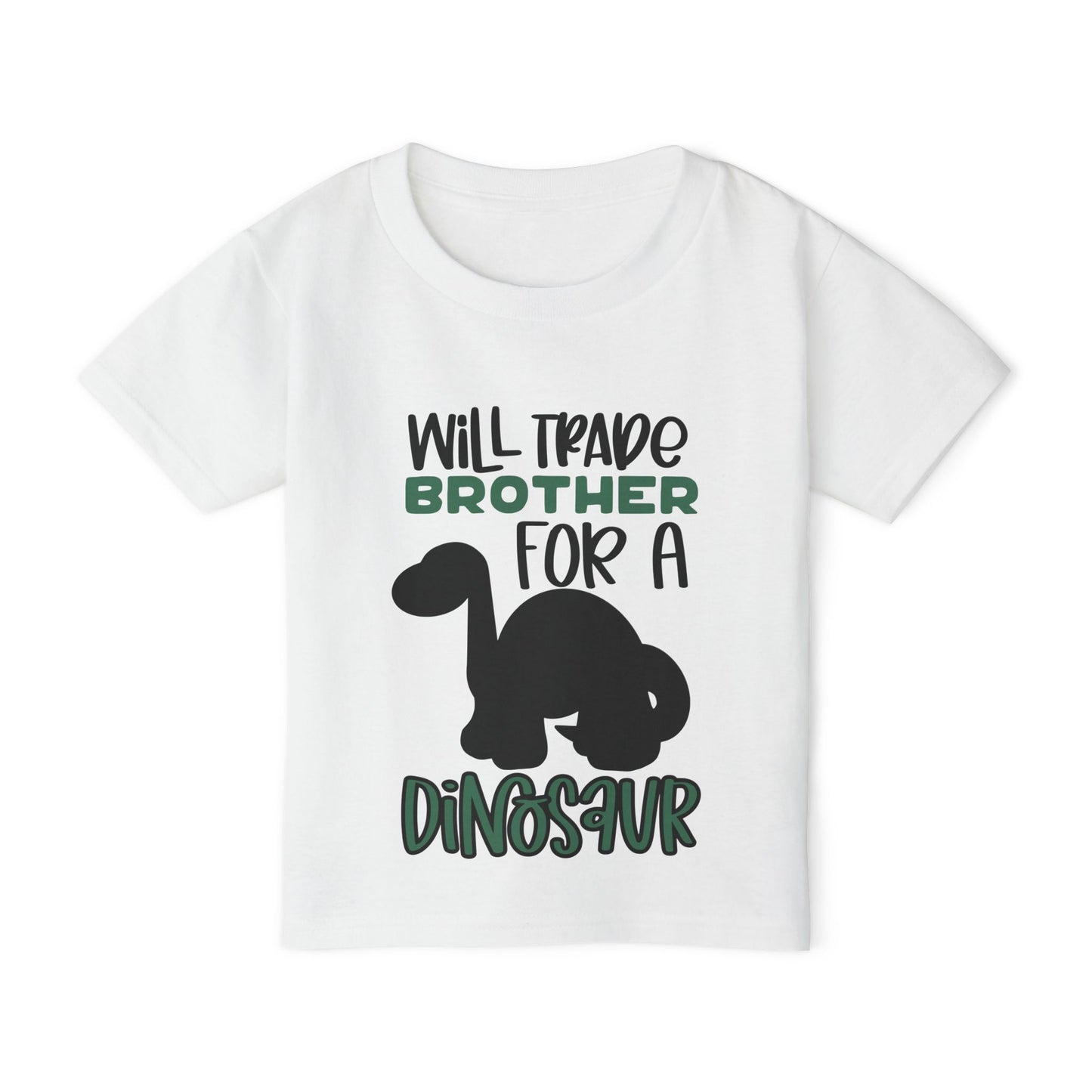 Will Trade Brother For A Dinosaur Heavy Cotton™ Toddler T-shirt