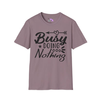 Busy Doing Nothing Adult T-shirt