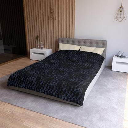 Shadow Facets  Microfiber Duvet Cover