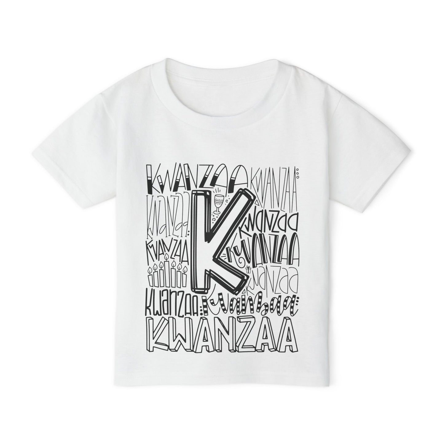 Kwanzaa Wordcloud Toddler T-shirt