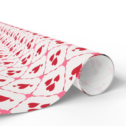 Cupid’s Lattice Wrapping Paper