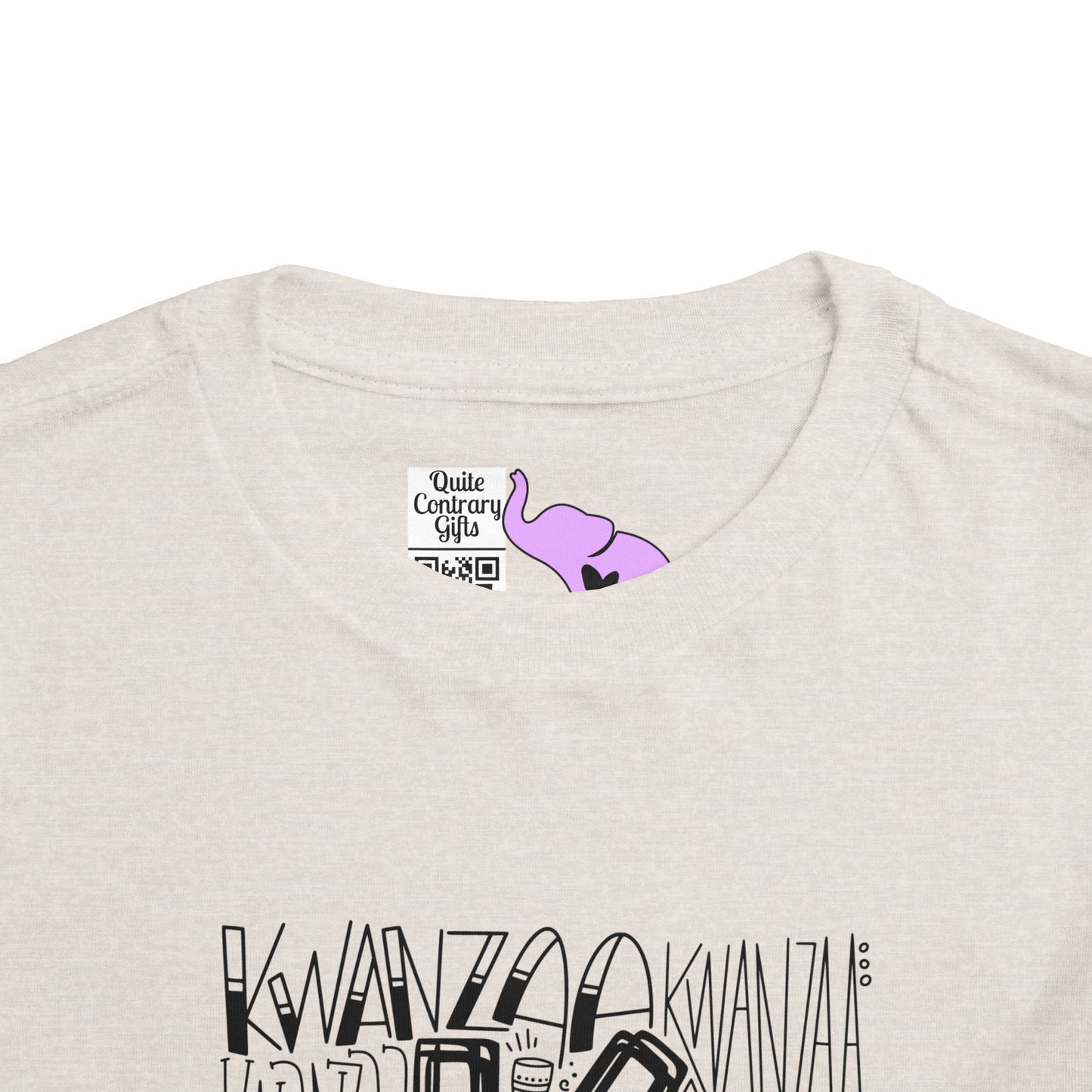 Kwanzaa Wordcloud Toddler Tee