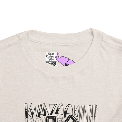 Kwanzaa Wordcloud Toddler Tee