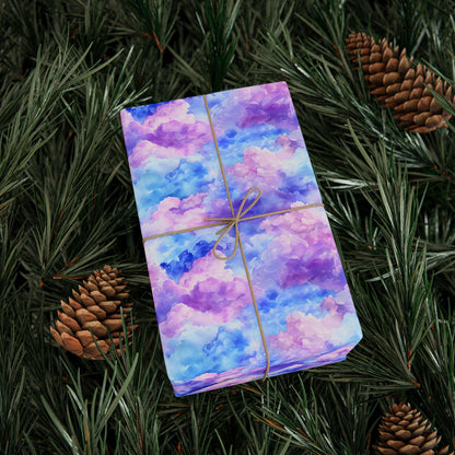 Pastel Clouds Wrapping Paper