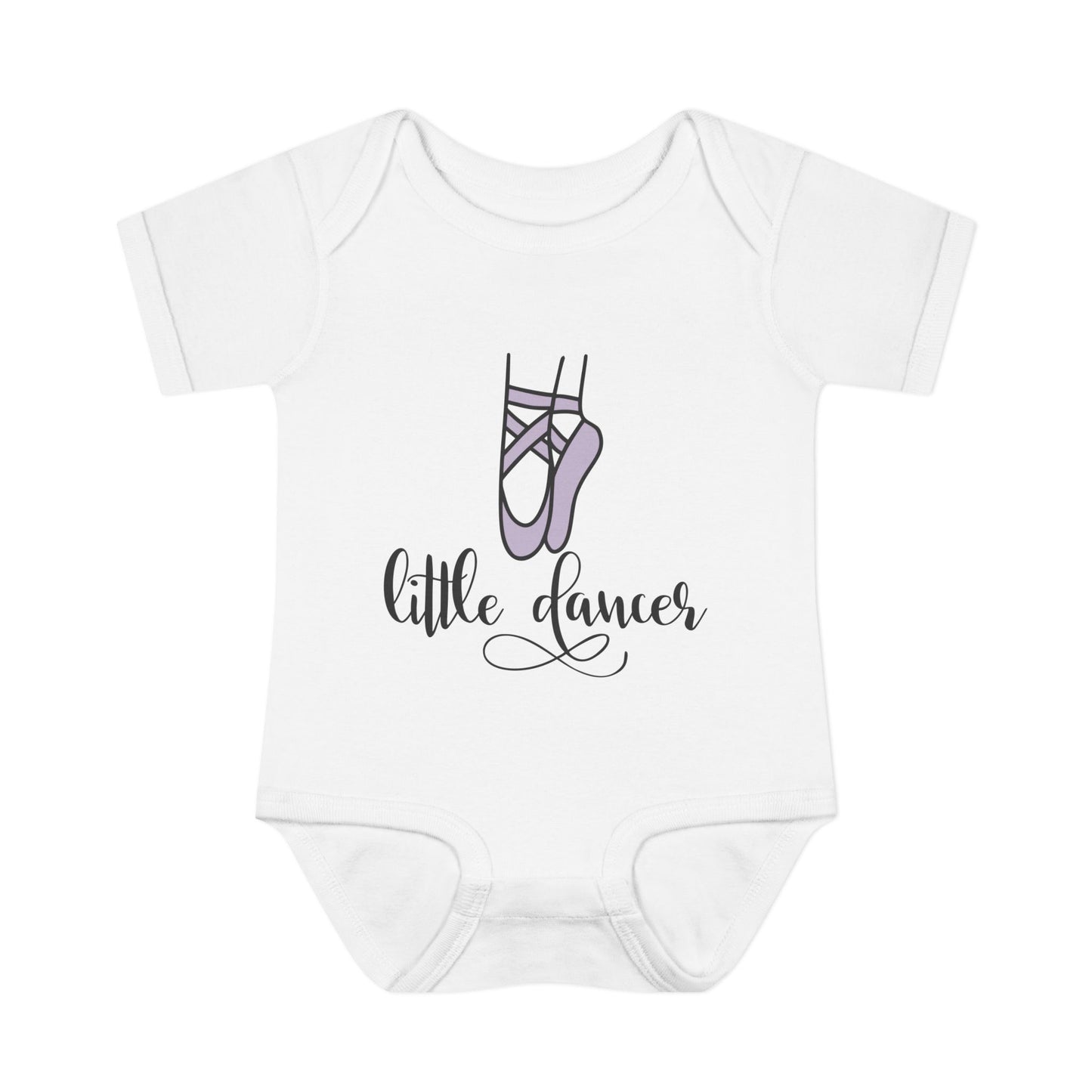 Little Ballerina Infant Baby Rib Bodysuit