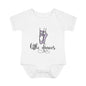Little Ballerina Infant Baby Rib Bodysuit