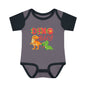 Dino Boy Infant Baby Rib Bodysuit