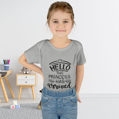 The Princess Has Arrived Infant Baby Rib Bodysuit