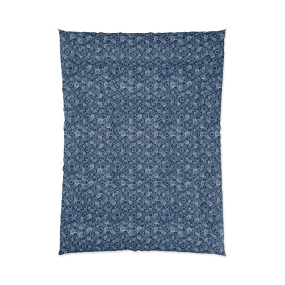 Blue Hexagons Comforter