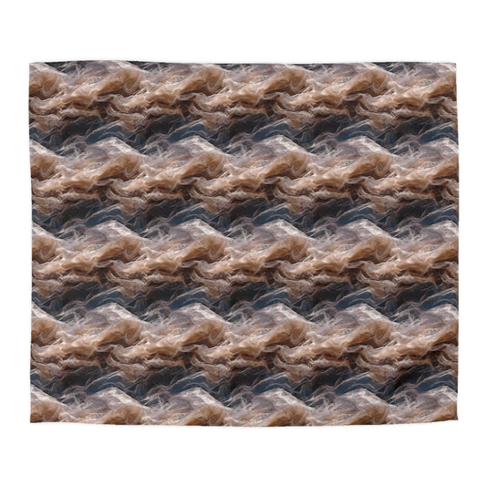 Dawnveil Sheer & Lace Microfiber Duvet Cover
