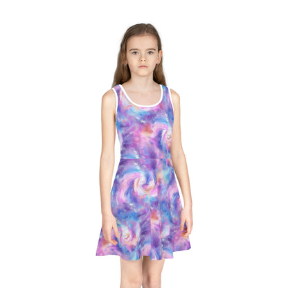 Fairy Floss Sky Girls' Sleeveless Sundress