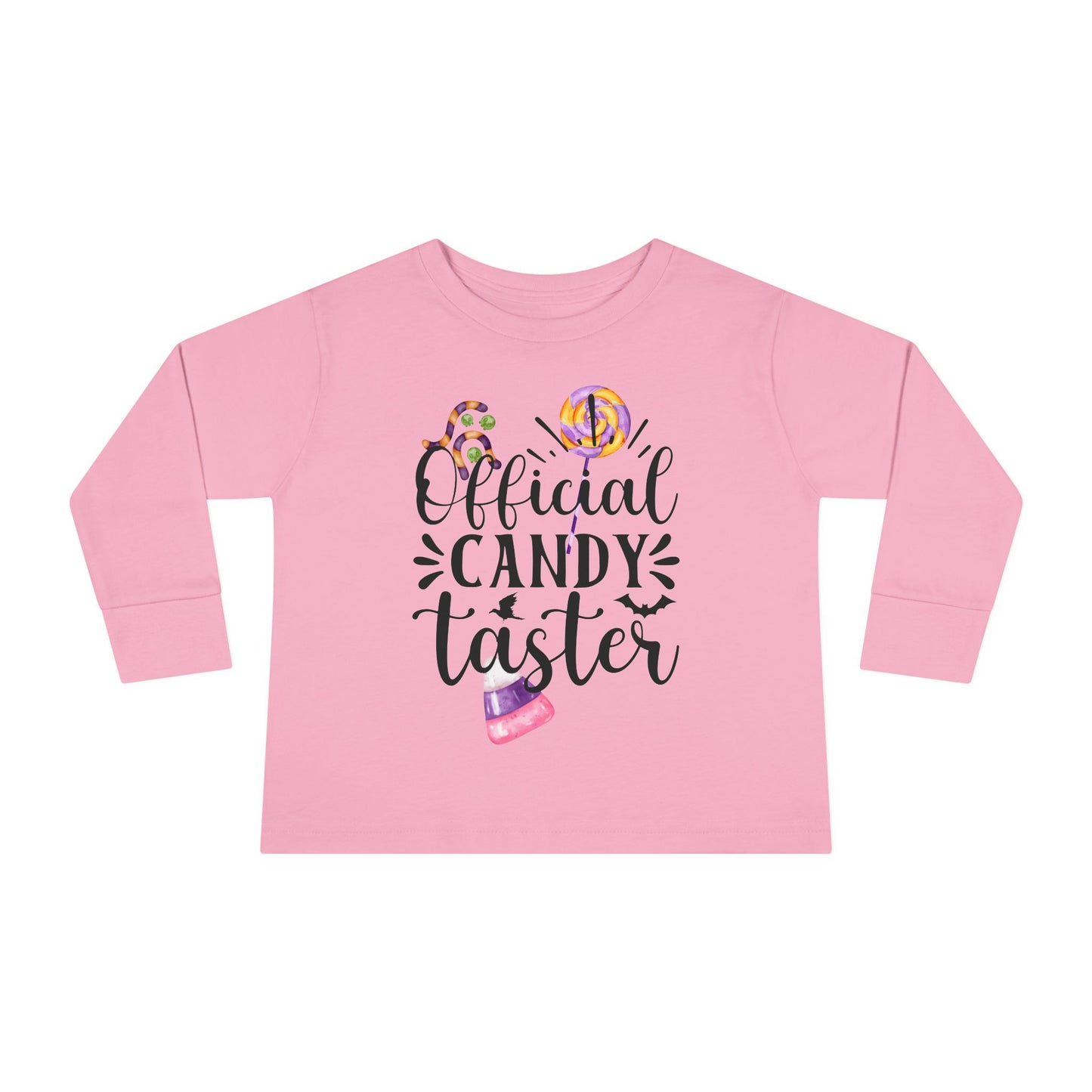 Official Candy Taster Toddler Long Sleeve Tee