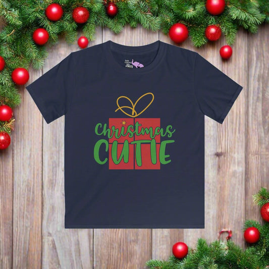 Christmas Cutie Youth Softstyle Tee