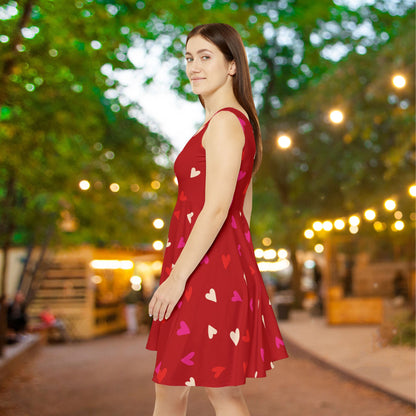 Cupid's Confetti Women's Skater Dress