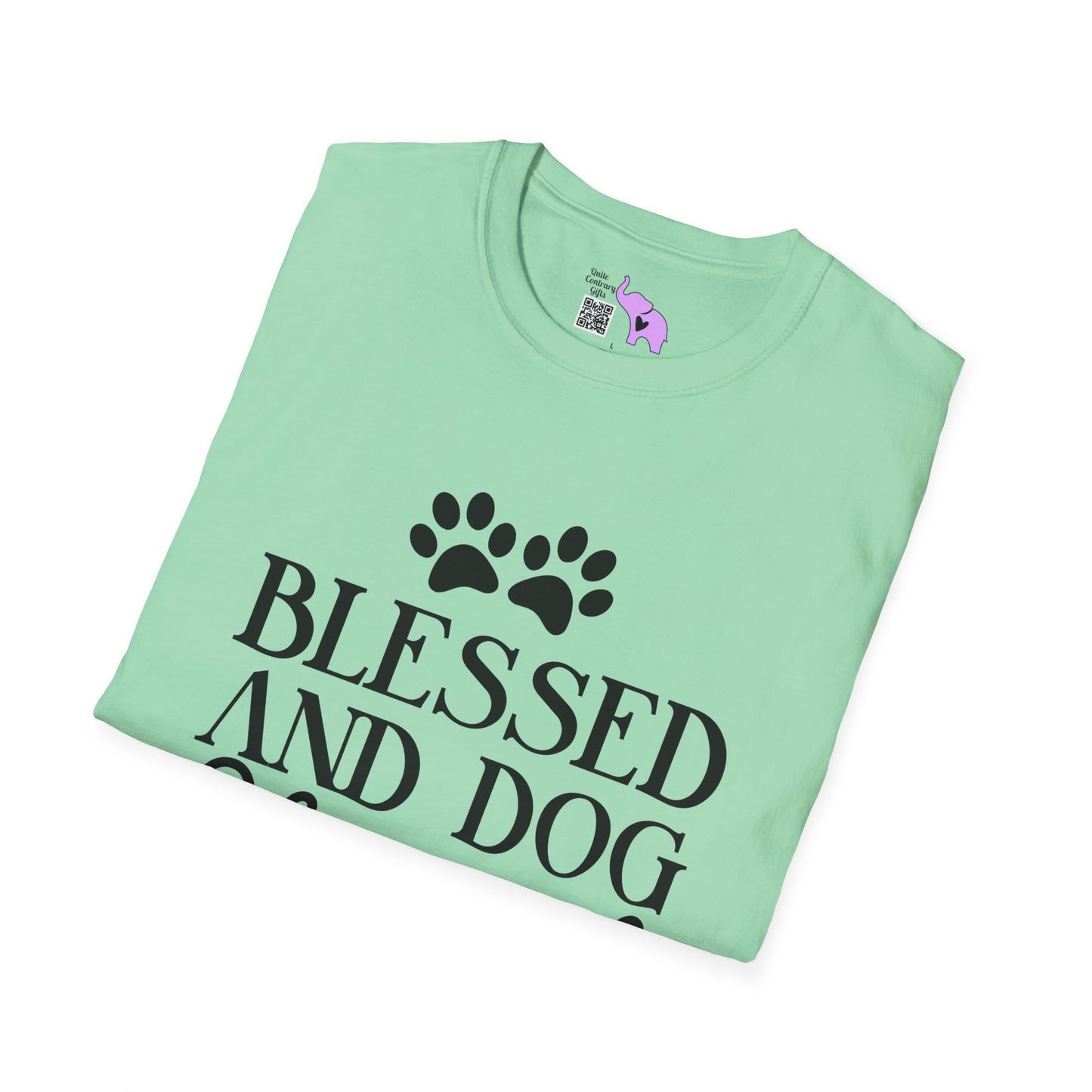 Blessed And Dog Obsessed Adult T-shirt