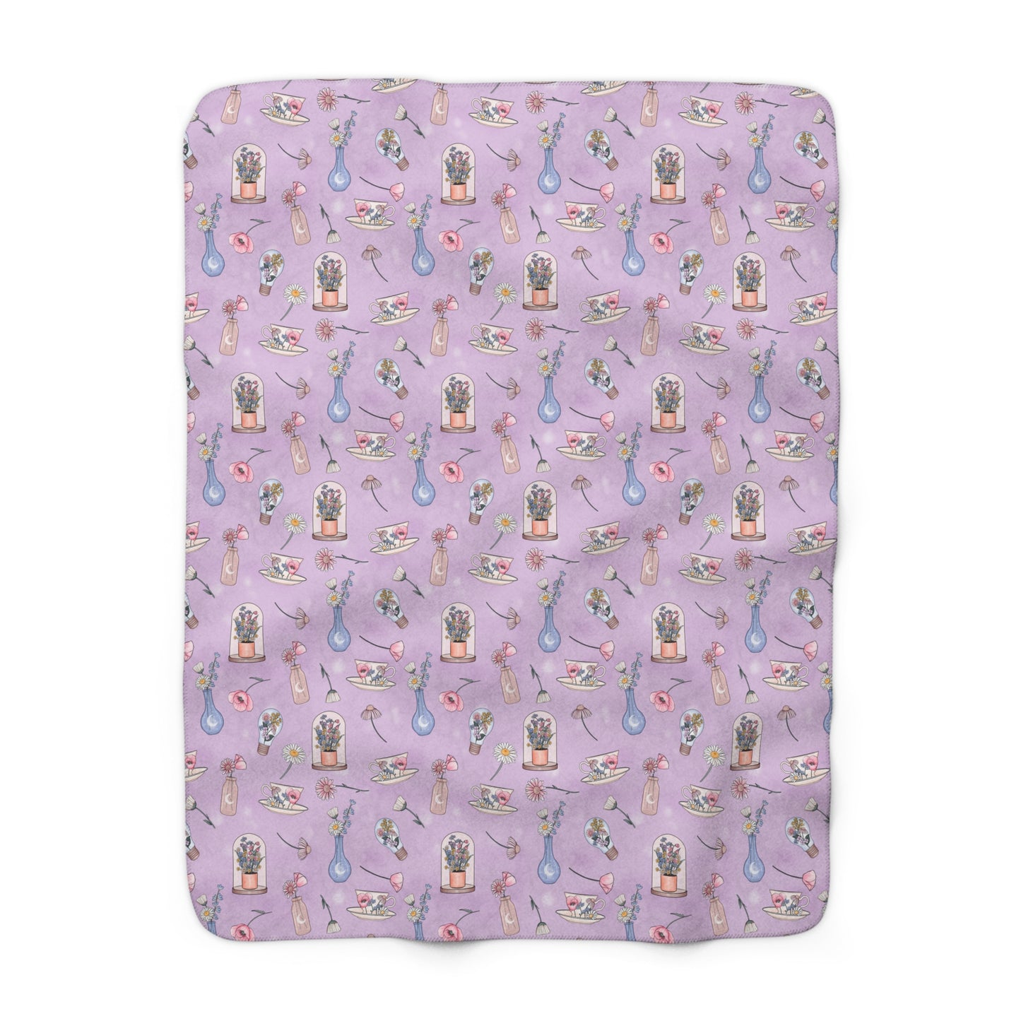 Lilac Meadow Keepsakes Fleece Blanket