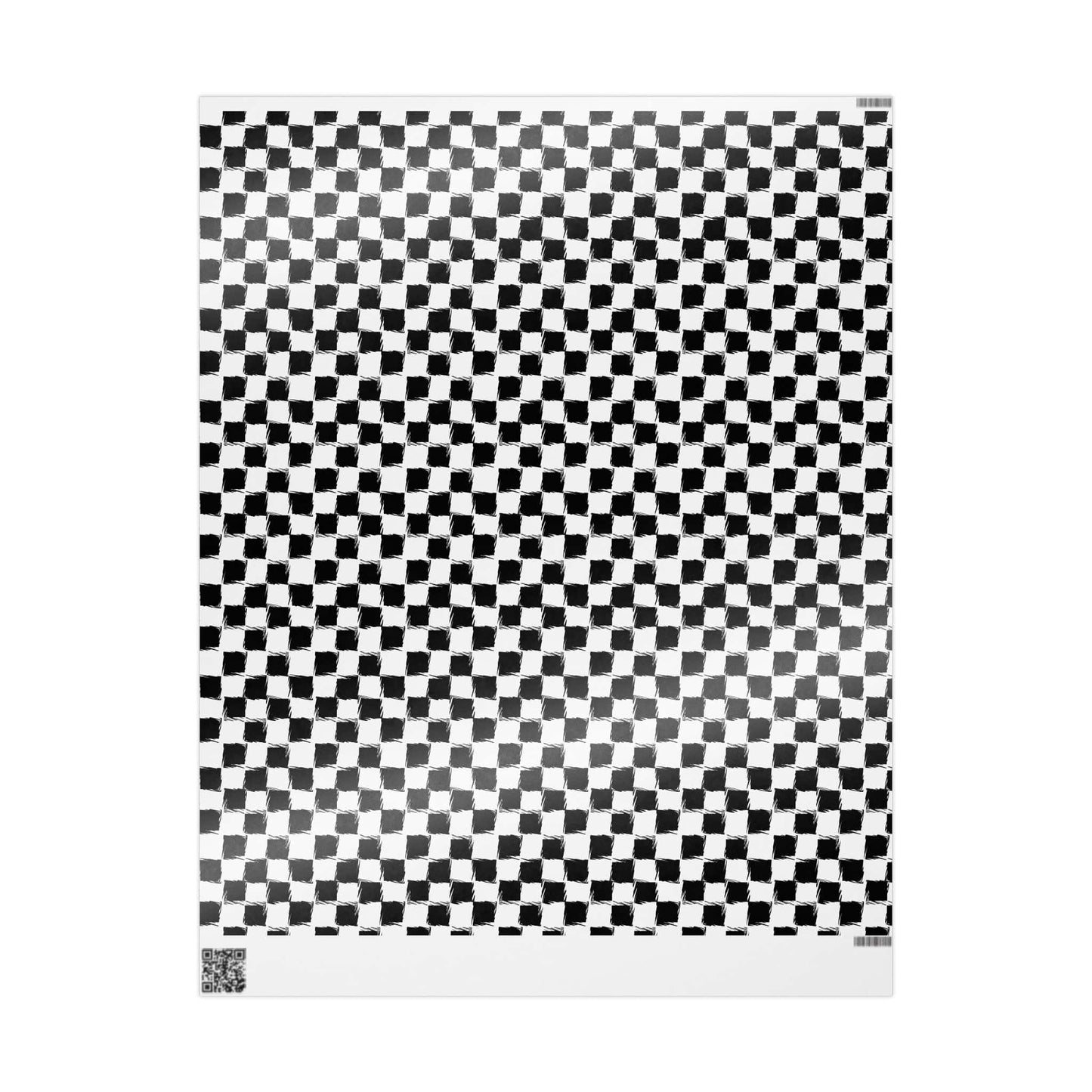 Distorted Check Wrapping Paper
