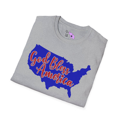 God Bless America Adult T-shirt