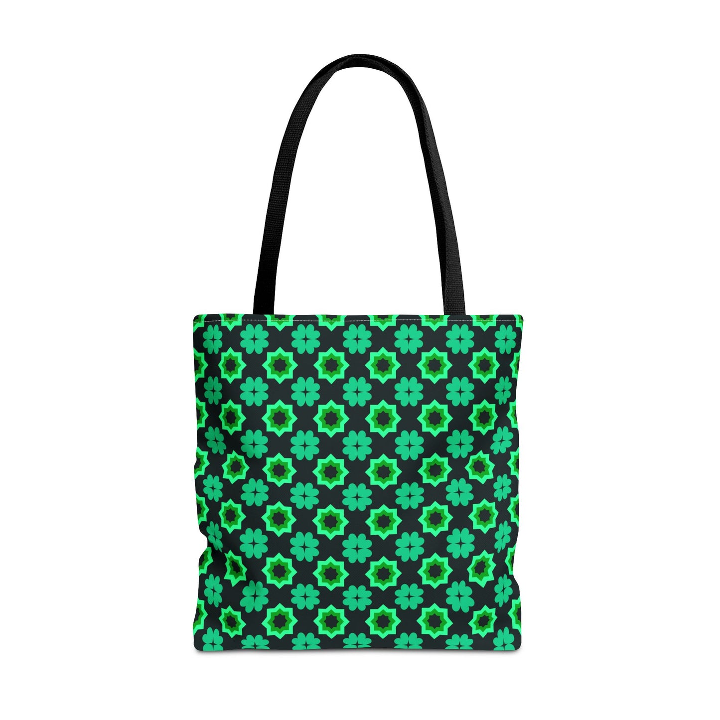 Clover Bloom Burst Canvas Tote Bag