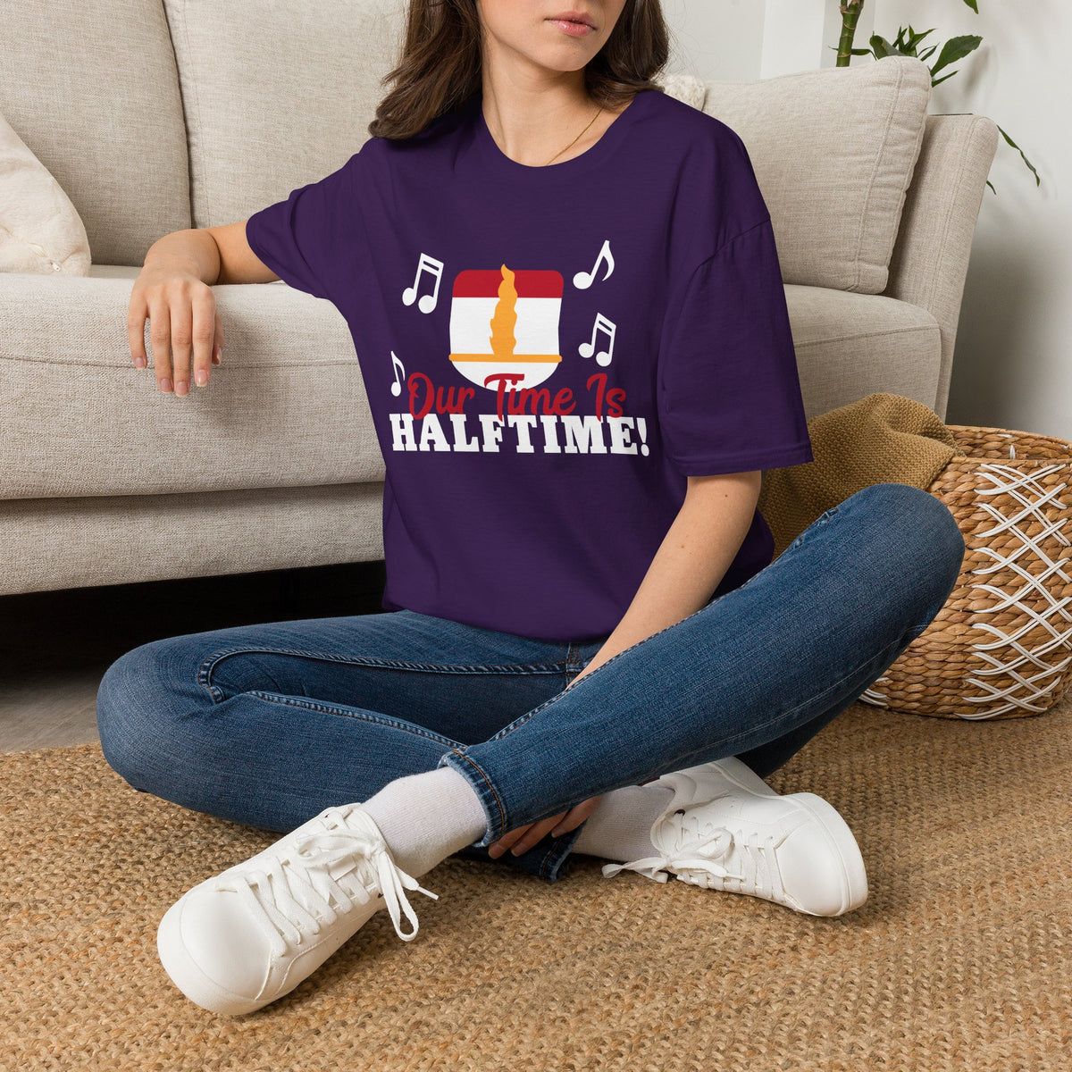 Our Time is Halftime Adult T-shirt