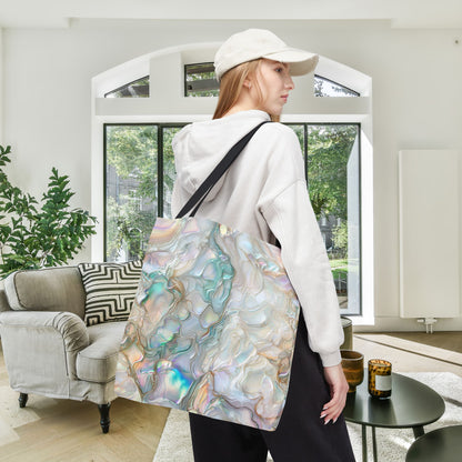 Green Opalescent Dreams Canvas Tote Bag