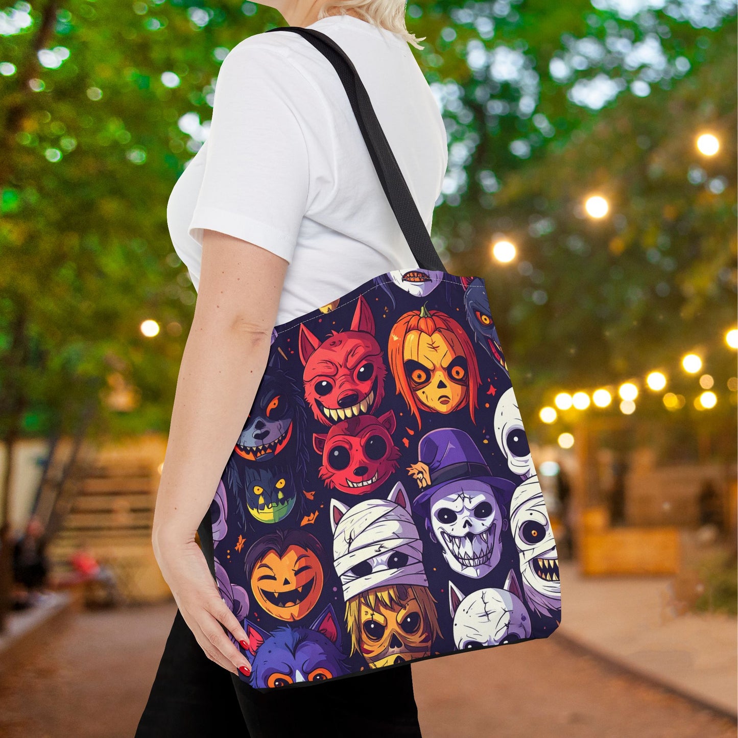 Monster Mash Up Canvas Tote Bag