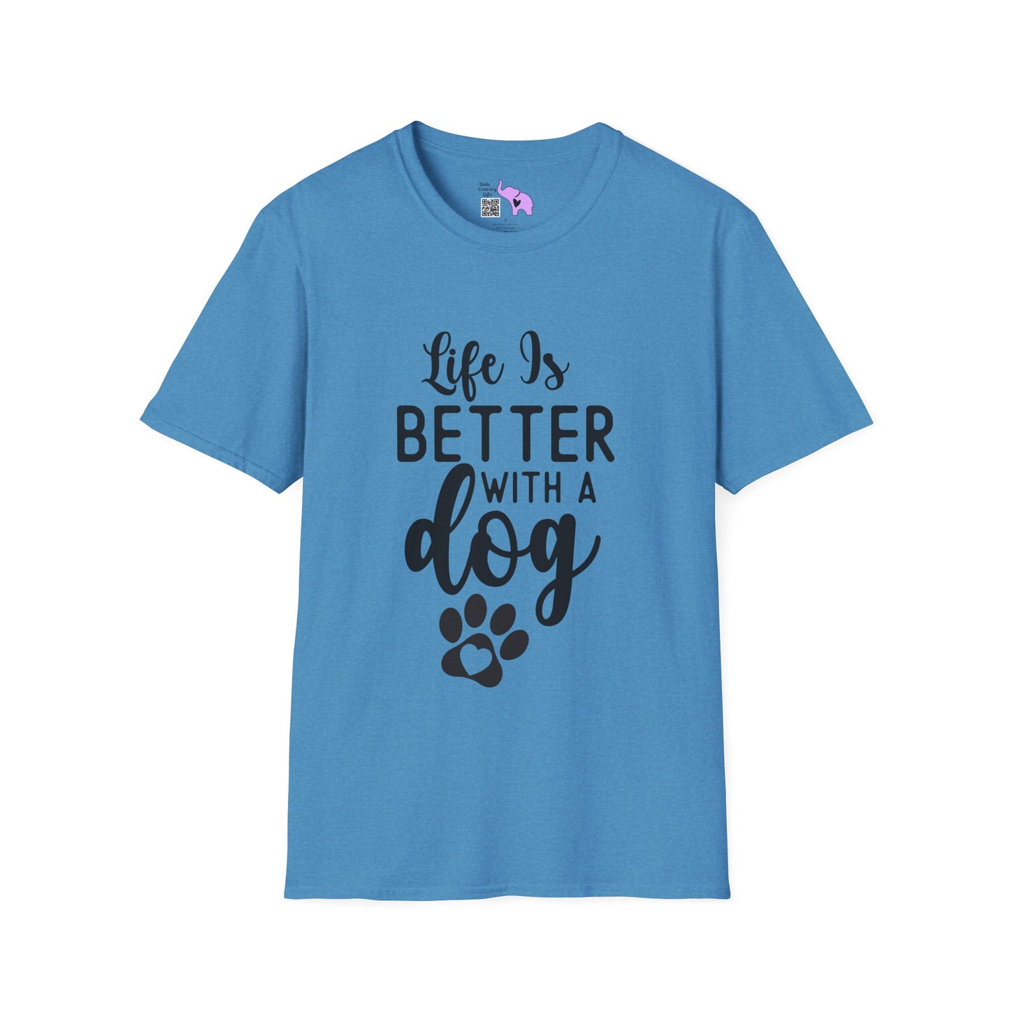 Life Is Better With A Dog Adult T-shirt