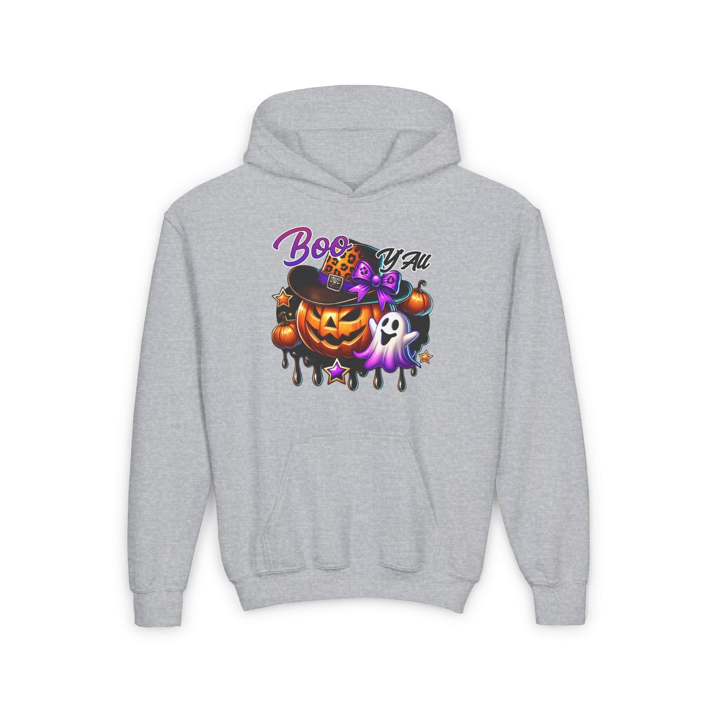 Boo Y'all Youth Heavy Blend Hoodie