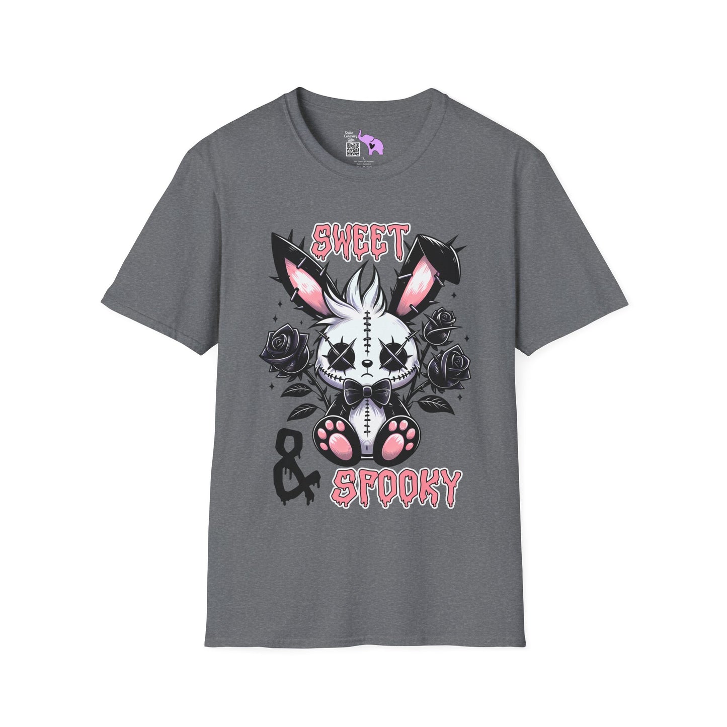 Sweet & Spooky Voodoo Bunny Adult T-shirt