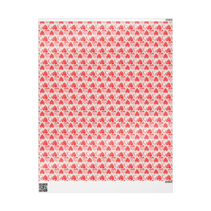 Doodle Hearts Wrapping Paper